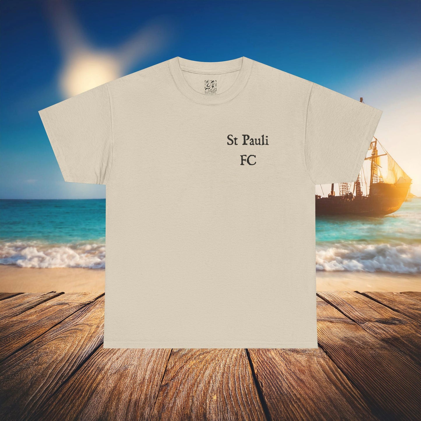 St Pauli Pirate Soccer Tee