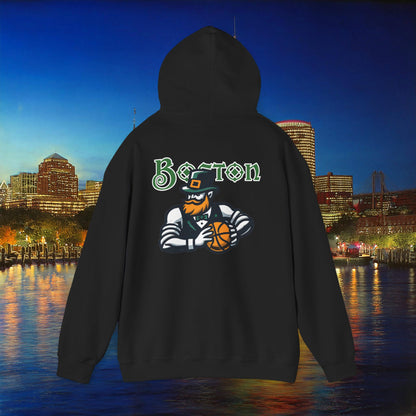 Boston Basketball Design Hoodie