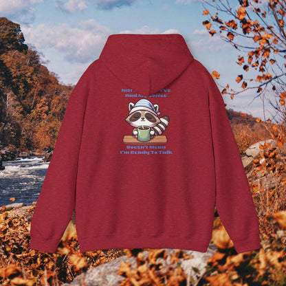 Raccoon Coffee Hoodie