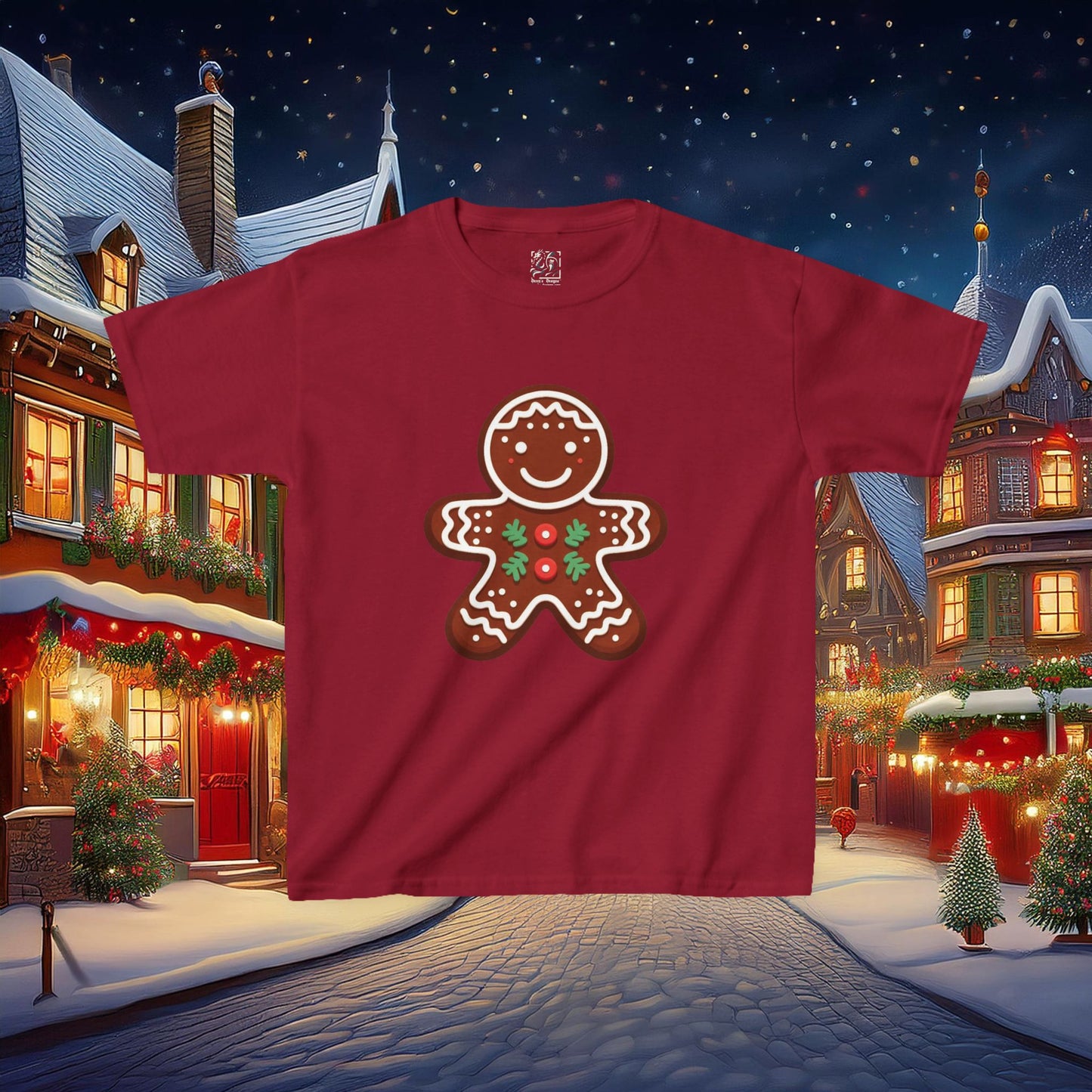 Gingerbread Man Kids Tee
