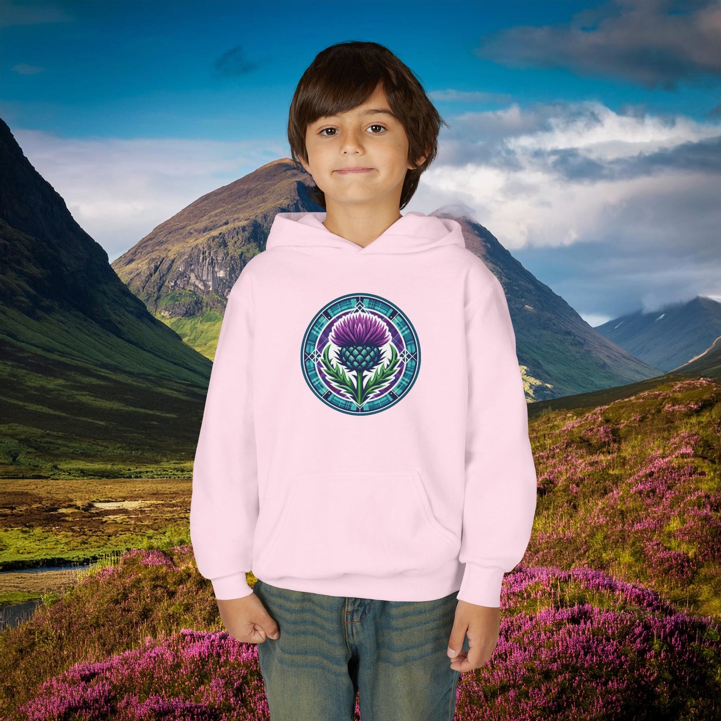 Scotland Tartan Army Youth Hoodie