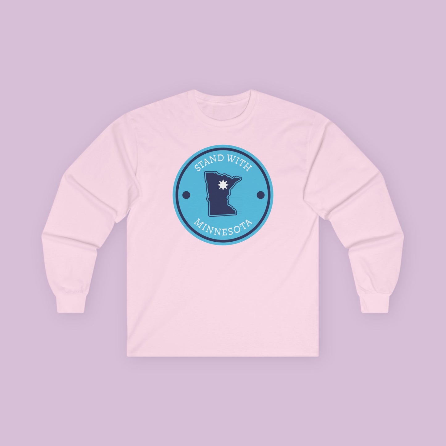 Stand With Minnesota Logo Long Sleeve Tee