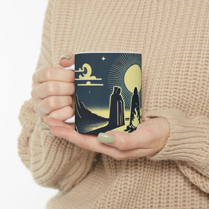 Midnight Circle Ceramic Mugs (11oz\15oz)