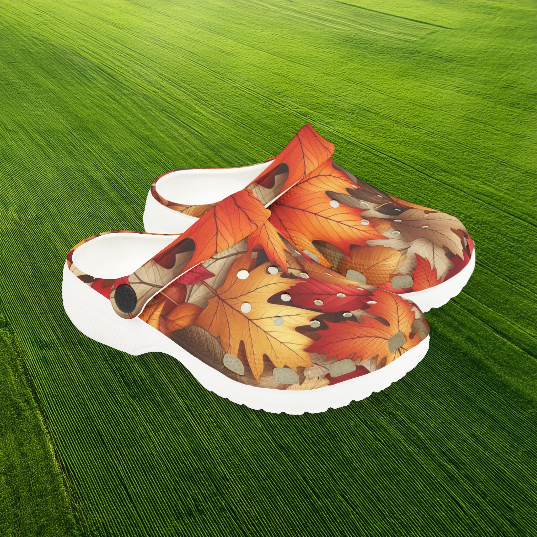 Autumn Leaves Kid's Foam Clogs – Derek's Designs