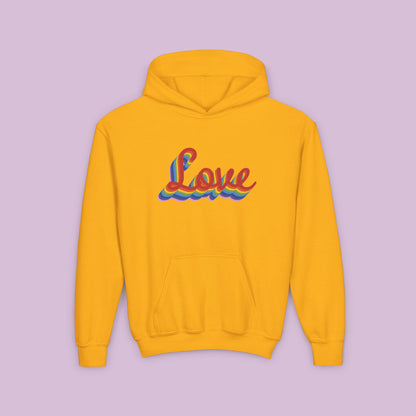 Rainbow Love Youth Hoodie