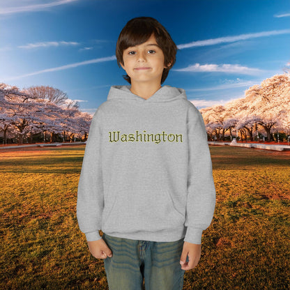 Washington Spirit Yellow Design Youth Hoodie