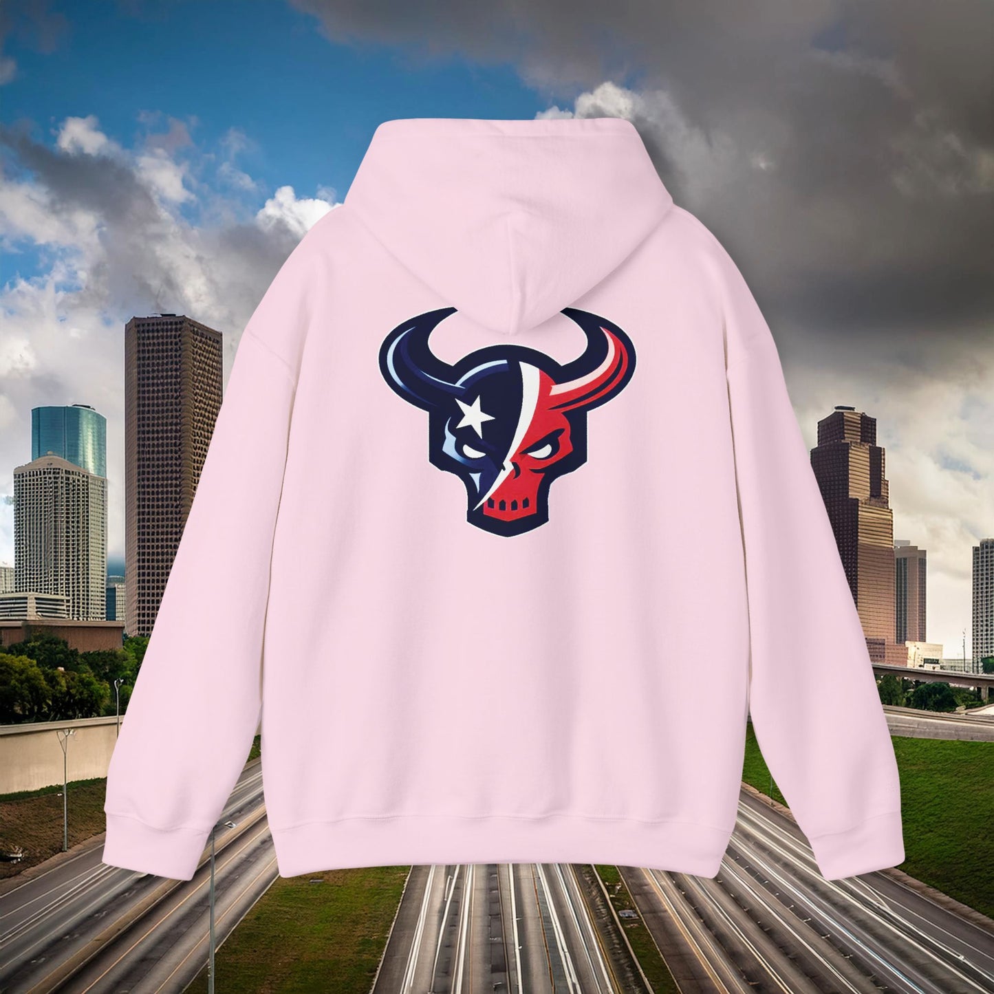 Houston Skull Hoodie