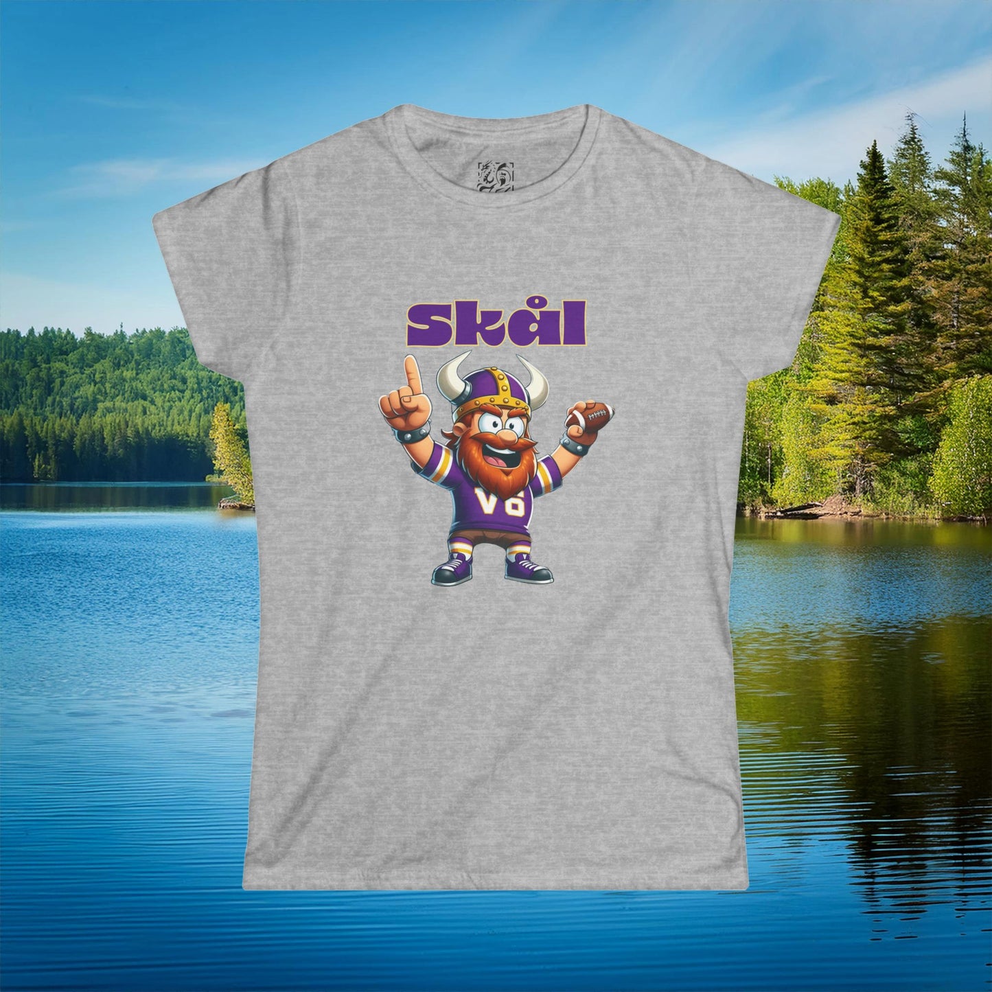 Minnesota Football Skol Women's Softstyle Tee