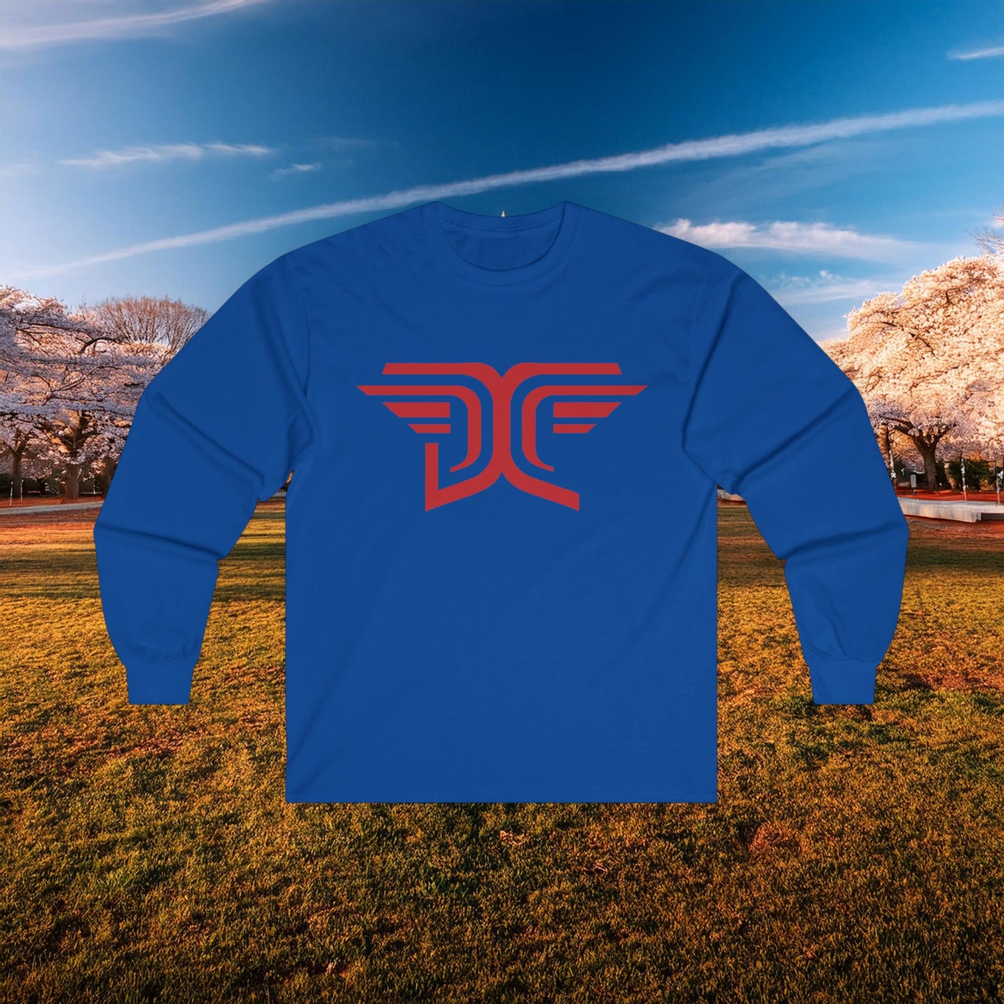 Winged DC Long Sleeve Tee