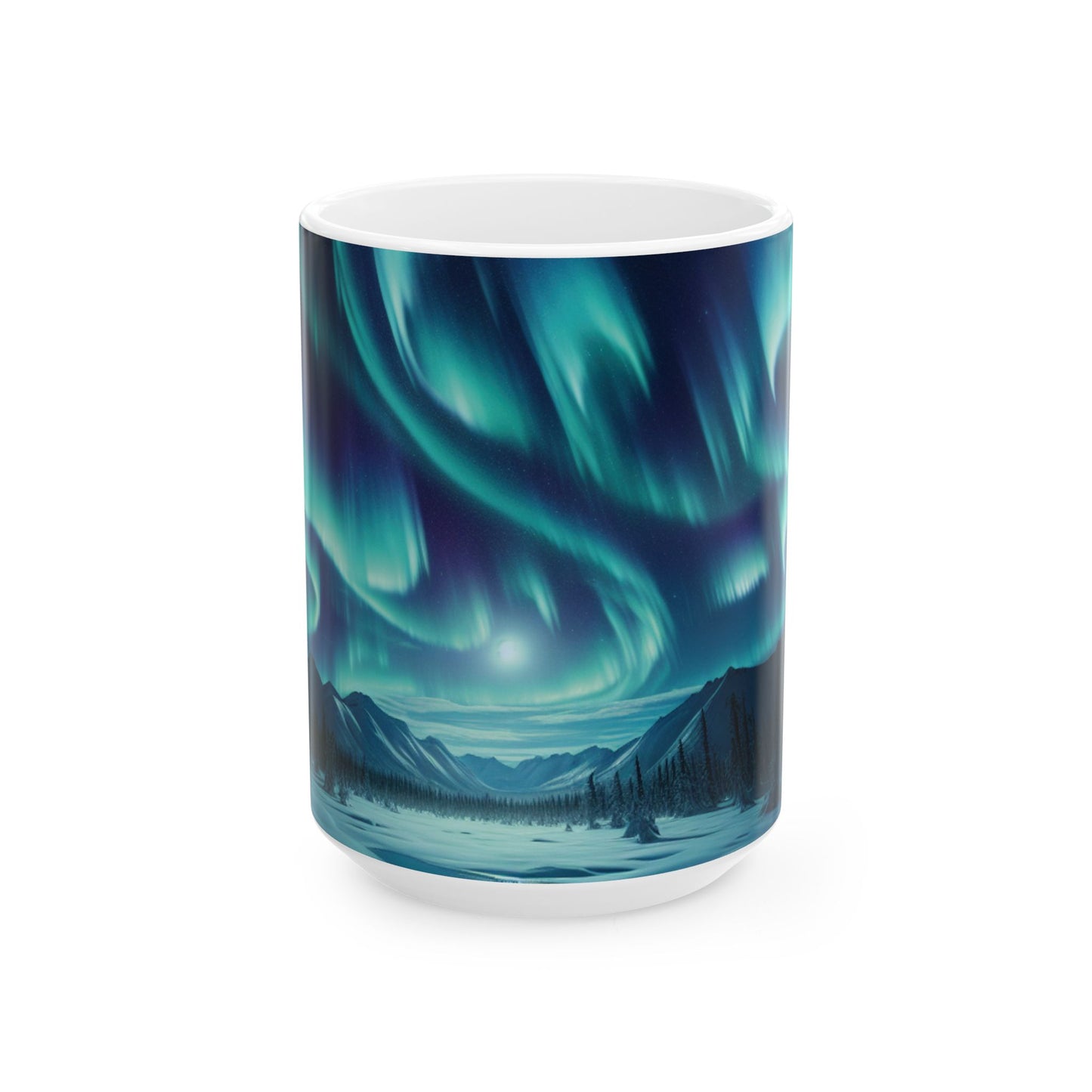 Northern Lights Ceramic Mugs (11oz\15oz)