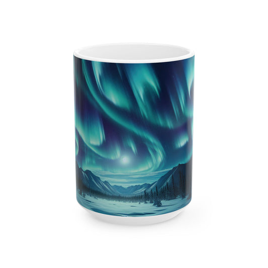 Northern Lights Ceramic Mugs (11oz\15oz)