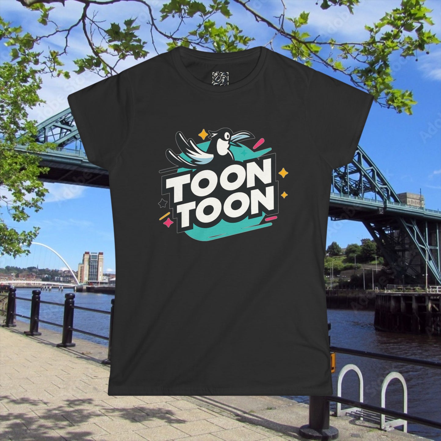 Newcastle United Toon Toon Women's Softstyle Tee