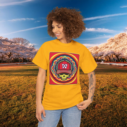 Psychedelic Funky W Skull Tee