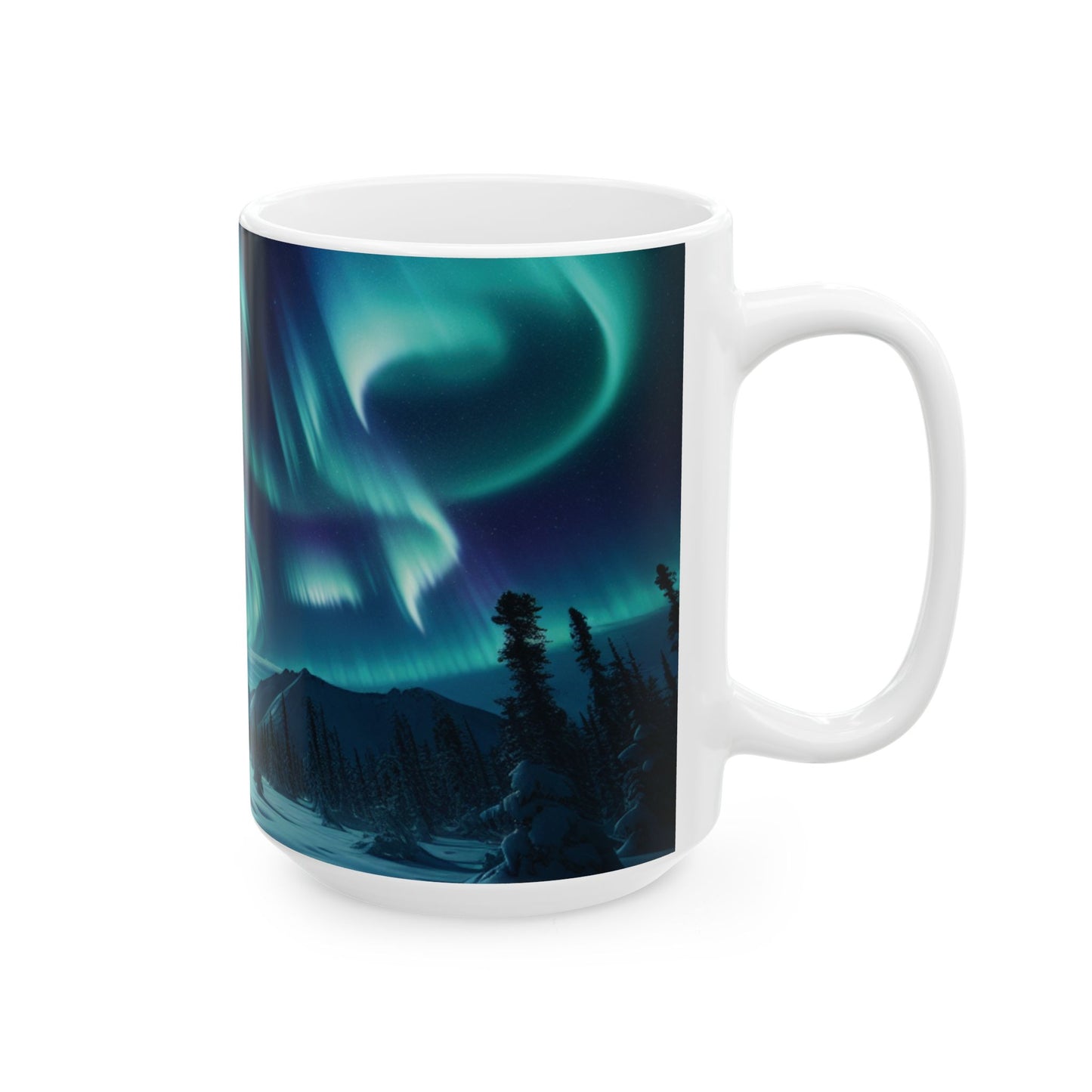 Northern Lights Ceramic Mugs (11oz\15oz)