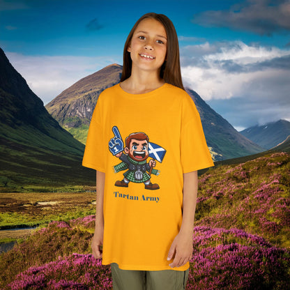 Scotland Tartan Army Kids Tee