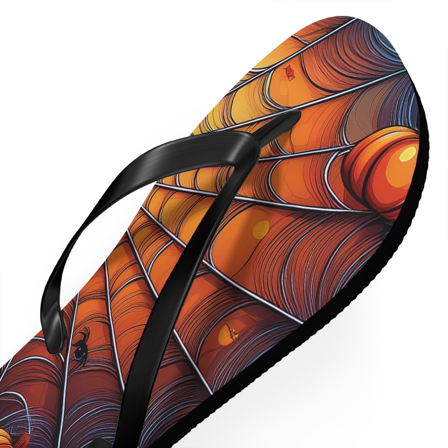 Spider Web Flip Flops