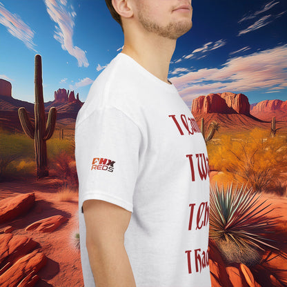 PHX Reds "Never Leave A Wrexham Match" Tee