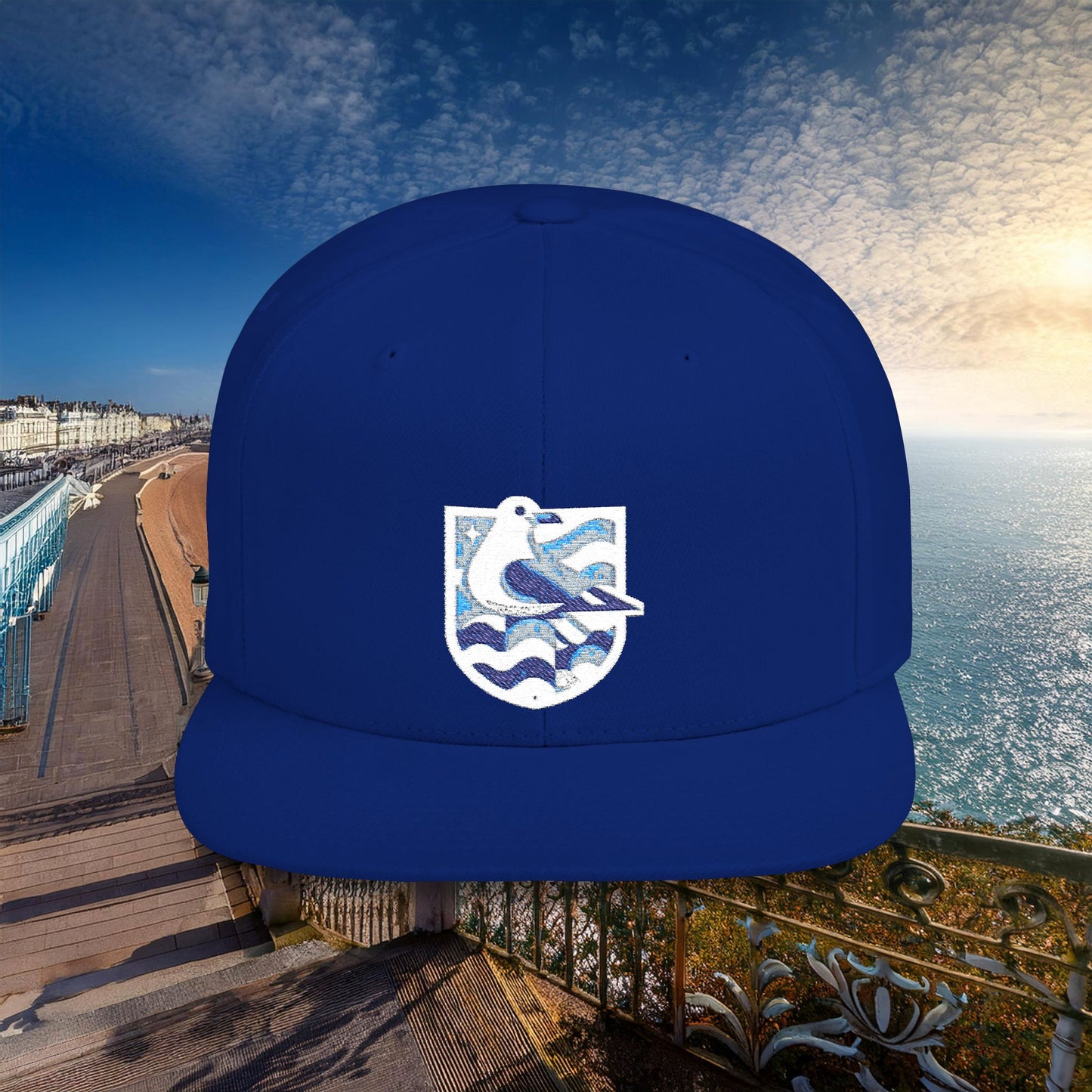 Brighton & Hove Albion Gull Crest Flat Bill Snapback