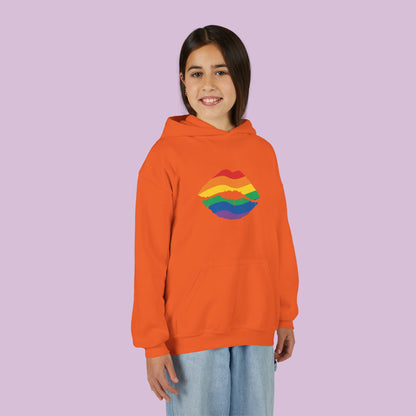 Rainbow Kiss Youth Hoodie