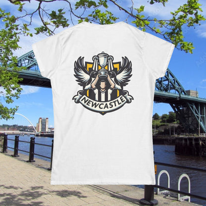 Newcastle Cup Champions Crest Women's Softstyle Tee