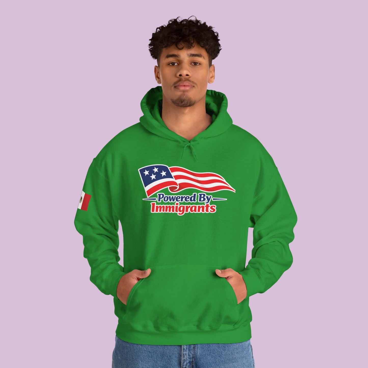 Powered By Immigrants Hoodie