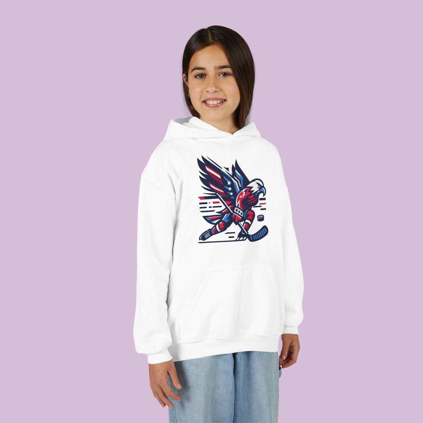 Washington Hockey Eagle Youth Hoodie
