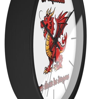 Wrexham Dragon Wall Clock