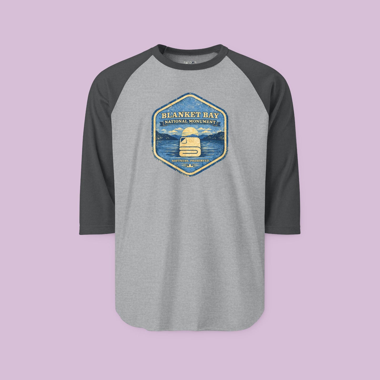 Blanket Bay National Monument Raglan Tee