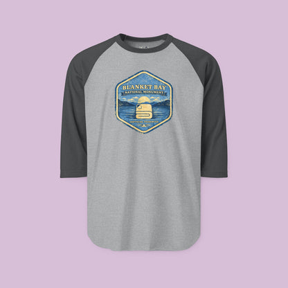 Blanket Bay National Monument Raglan Tee