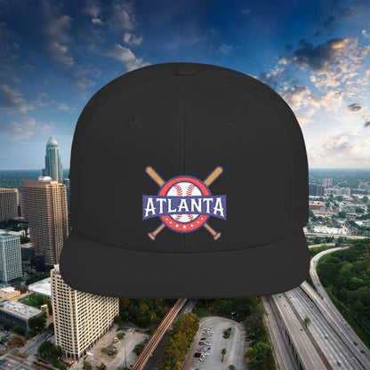Atlanta Baseball Flat Bill Snapback
