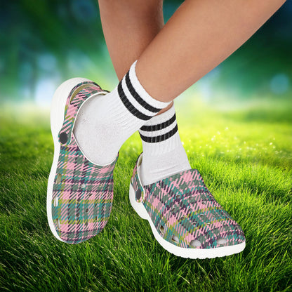 Spring Plaid Kid's Foam Clogs
