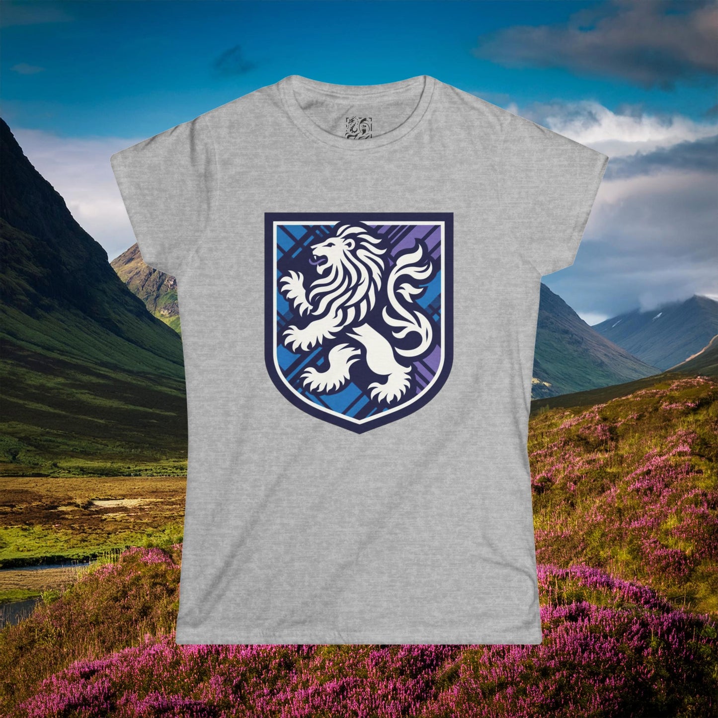 Scottish Rampant Lion Crest Women's Softstyle Tee
