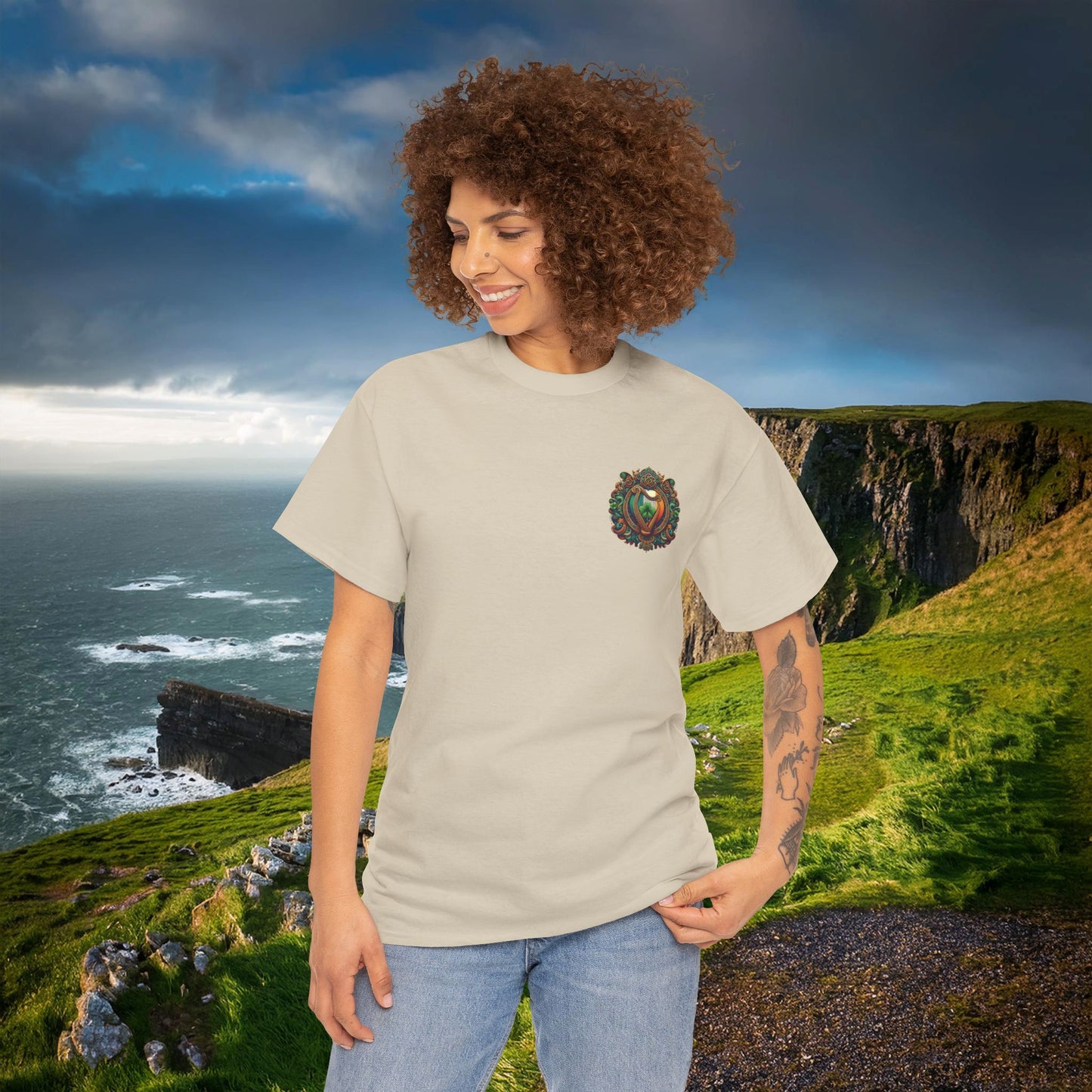 Ireland Harp Crest Tee