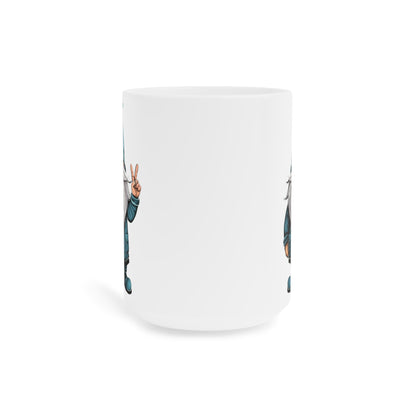Peace Gnome Ceramic Mugs (11oz\15oz)