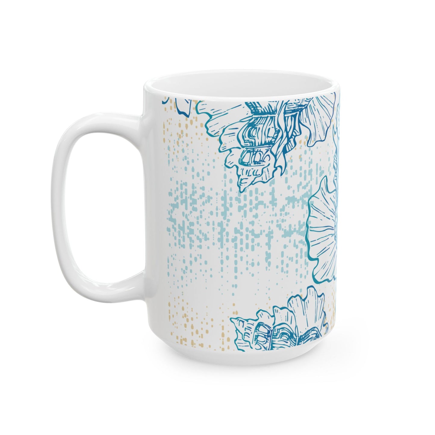 Seashell Ceramic Mug (11oz/15oz)