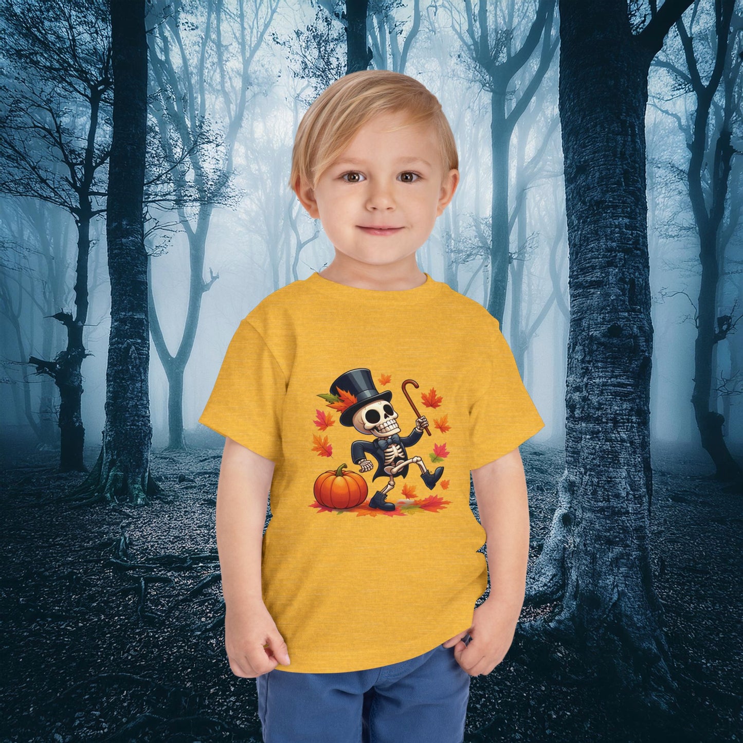 Snazzy Skeleton Toddler Tee