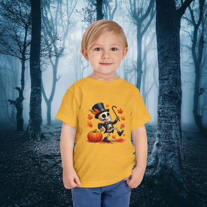 Snazzy Skeleton Toddler Tee