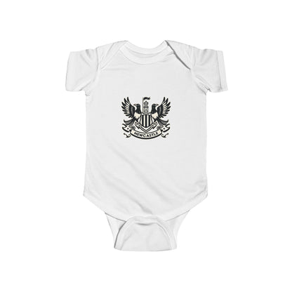 Newcastle United B&W Crest Infant Bodysuit
