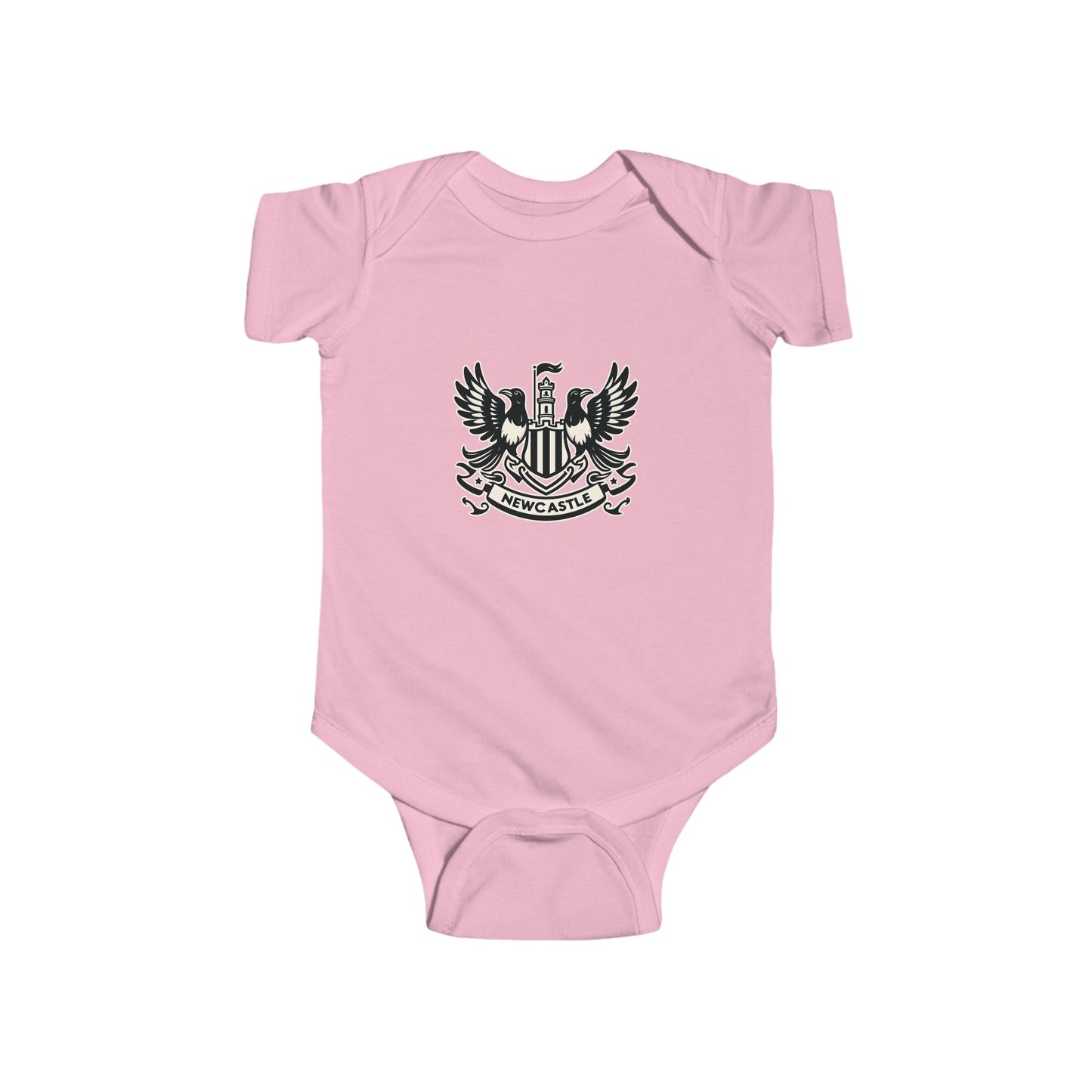 Newcastle United B&W Crest Infant Bodysuit