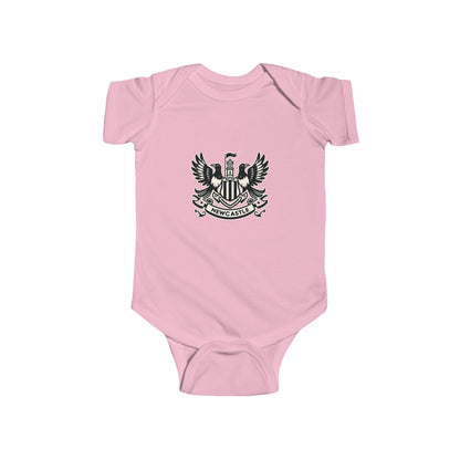 Newcastle United B&W Crest Infant Bodysuit