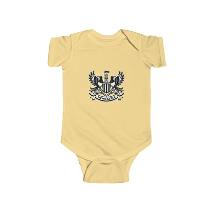 Newcastle United B&W Crest Infant Bodysuit