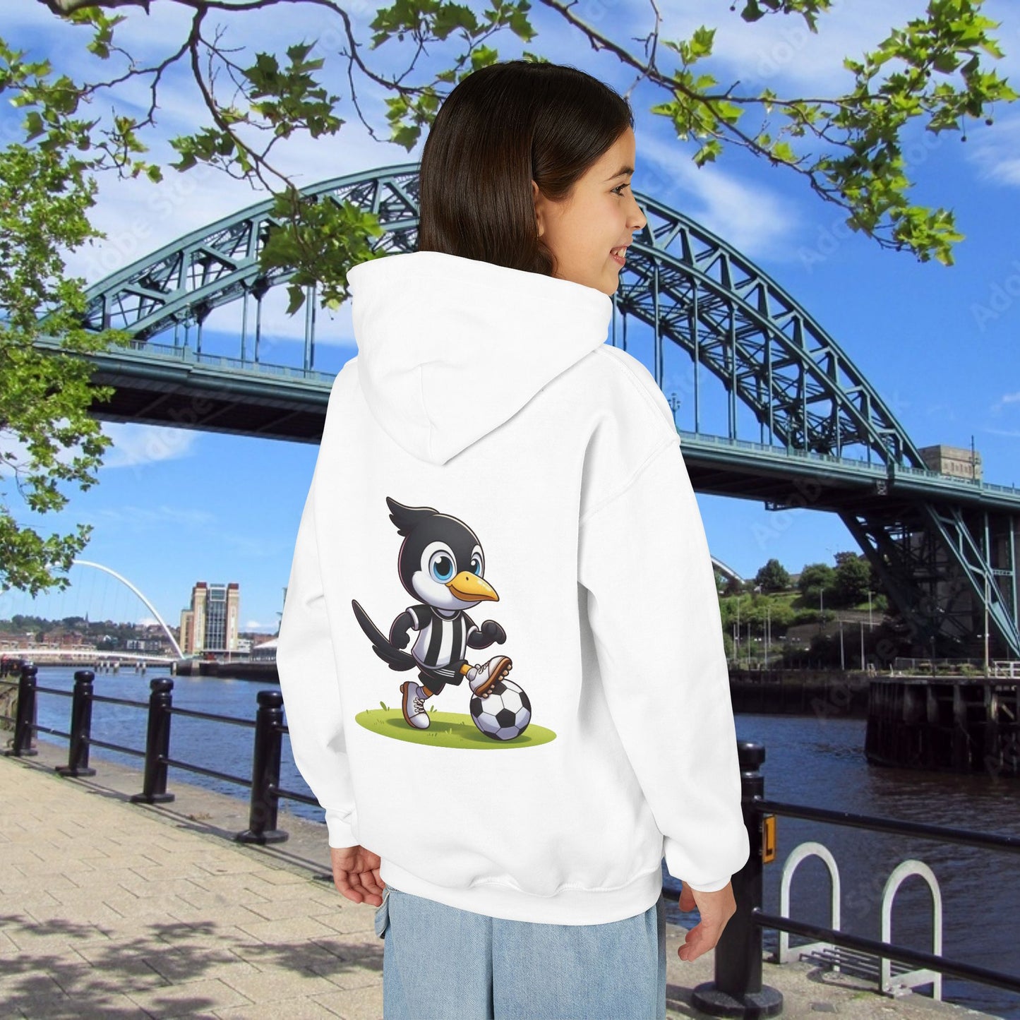 Newcastle United Little Magpie Youth Hoodie