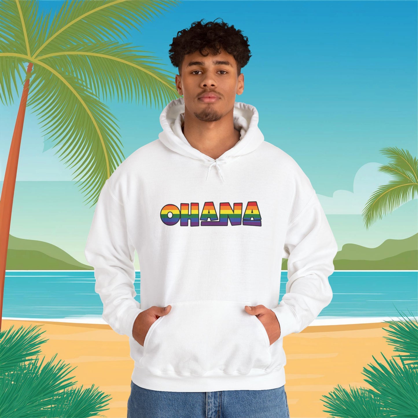 Rainbow Ohana Hoodie