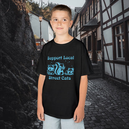 Support Local Street Cats Kids Tee