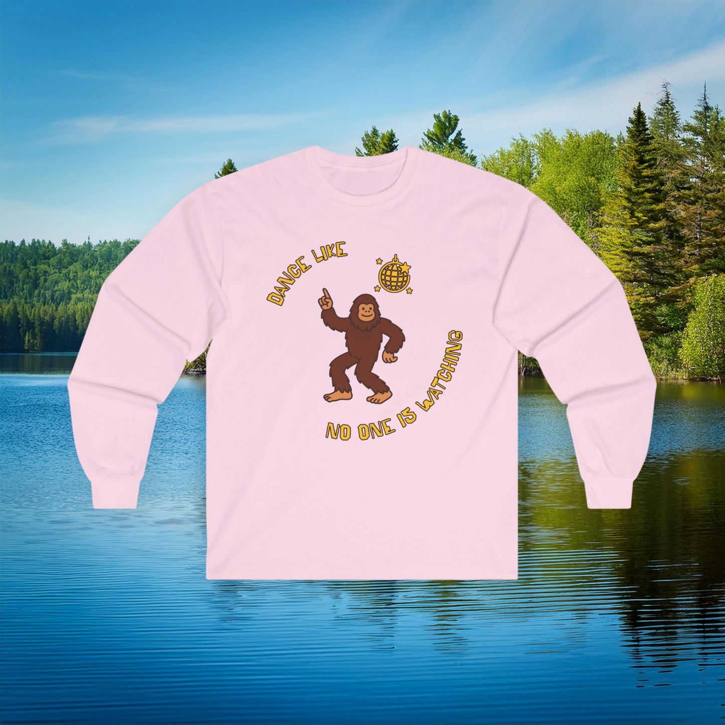 Bigfoot "Dance Like No One Is Watching" Long Sleeve Tee