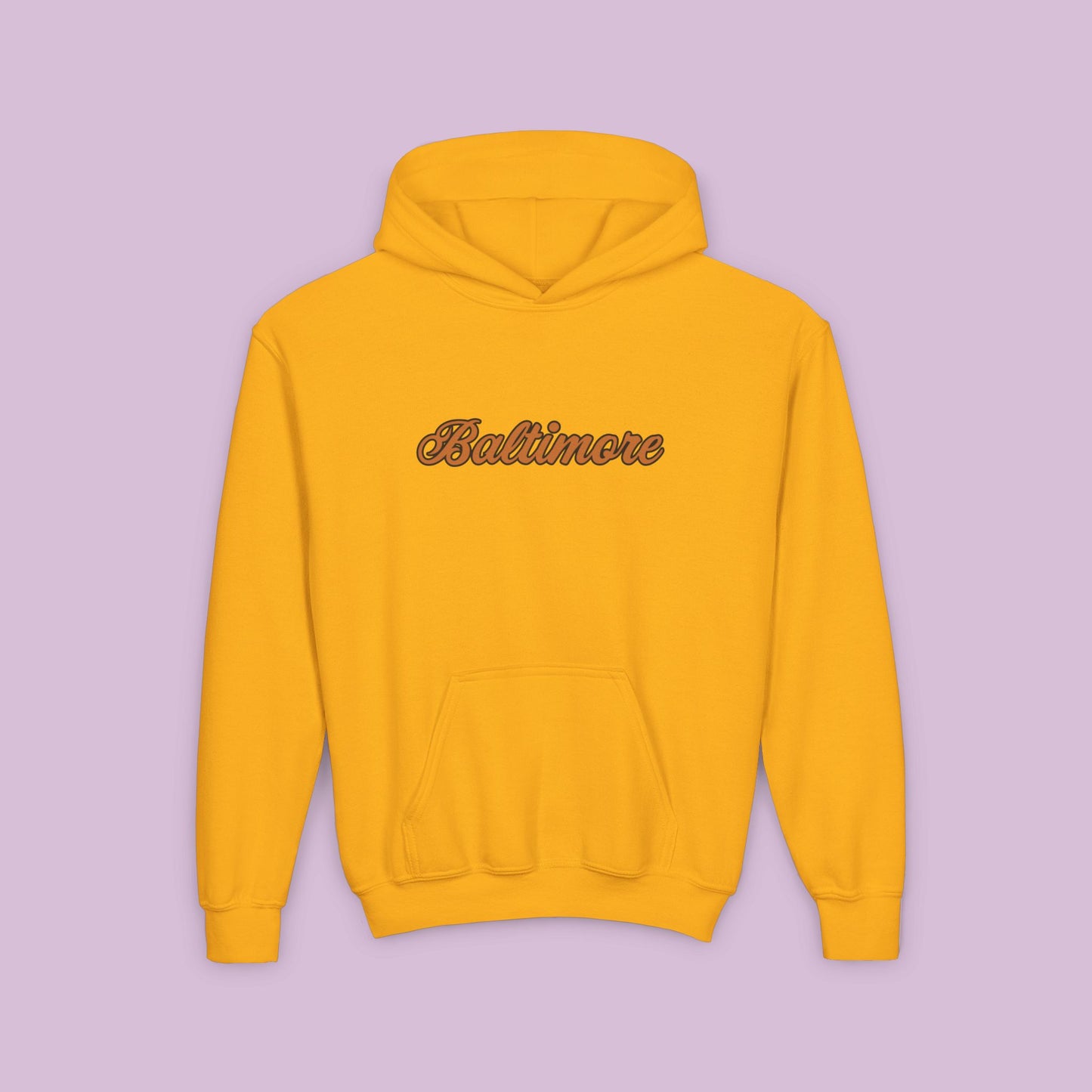 Baltimore Baseball Mini Oriole Youth Hoodie