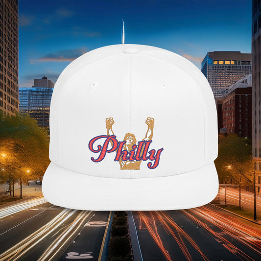 Philly Rocky Statue Flat Bill Snapback
