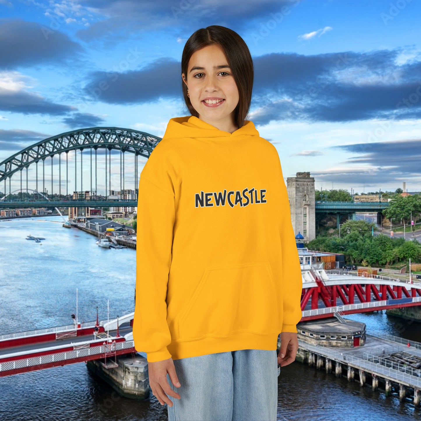 Newcastle United Mini Mag Keeper Youth Hoodie