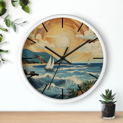 Sailing Weather Wall Clock