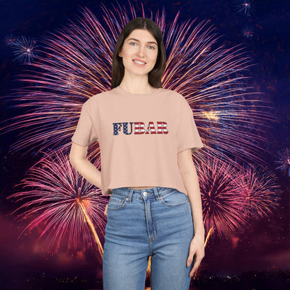 USA FUBAR Women's Crop Tee